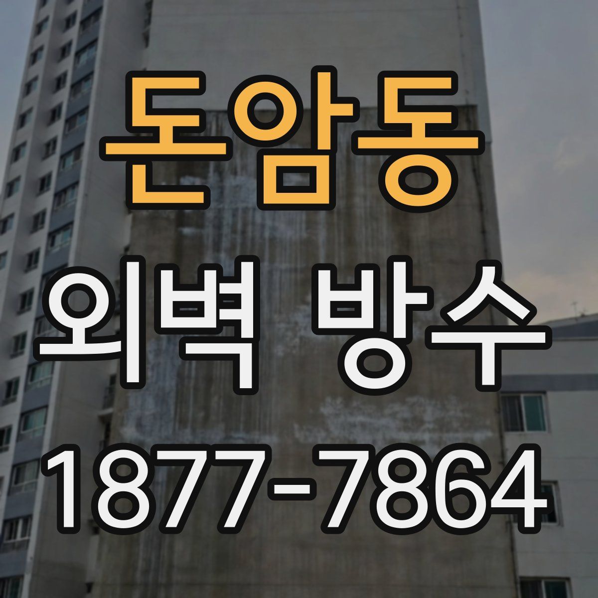 돈암동 외벽 방수