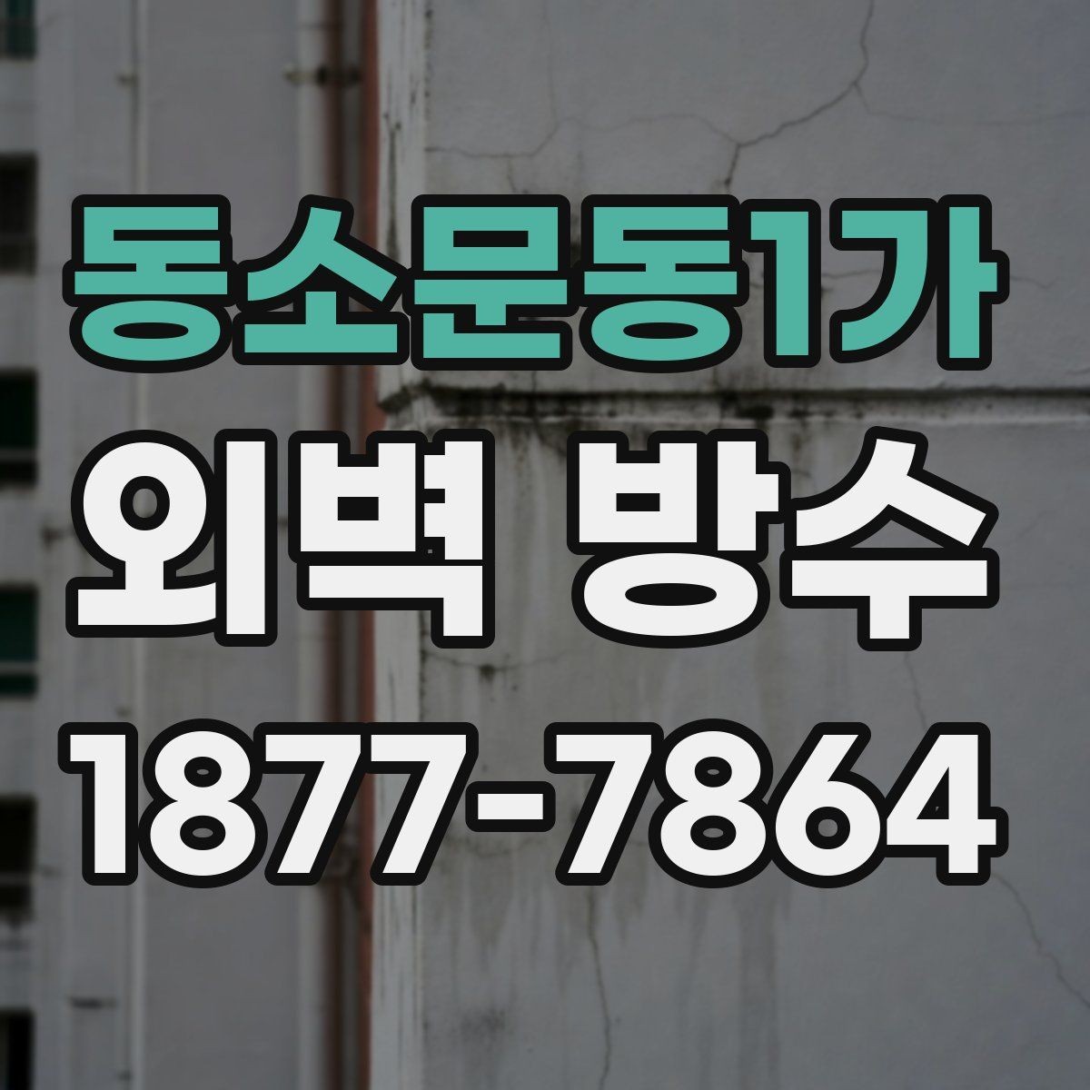 동소문동1가 외벽 방수 공정별 역할과 진행 방식