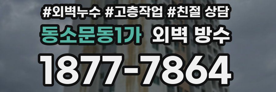 동소문동1가 외벽 방수