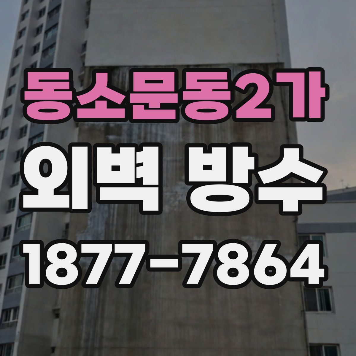 동소문동2가 외벽 방수