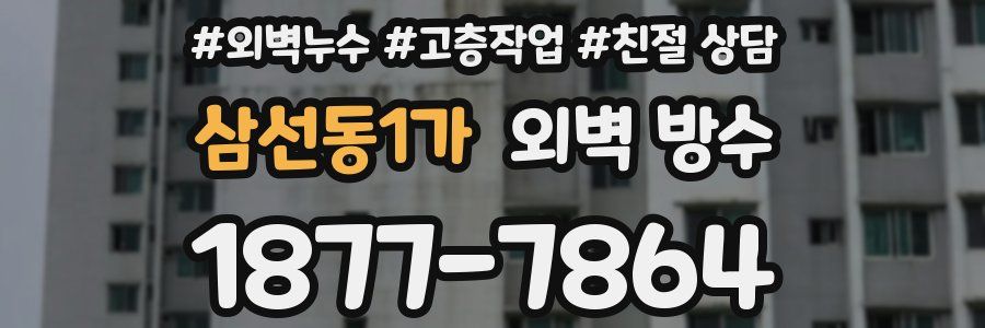 삼선동1가 외벽 방수