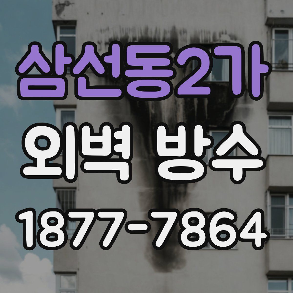 삼선동2가 외벽 방수