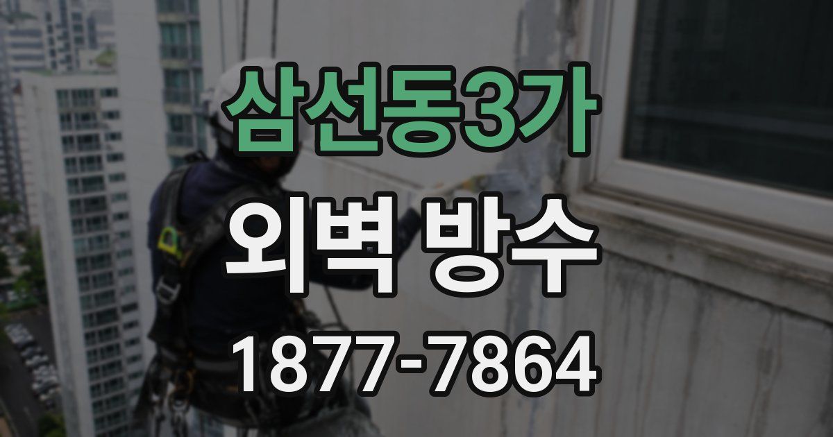 삼선동3가 외벽 방수