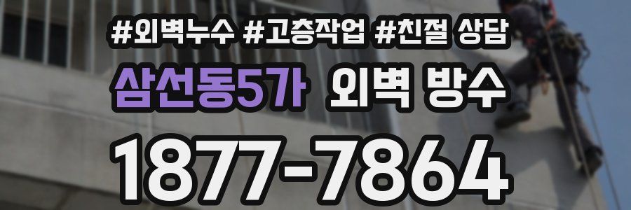 삼선동5가 외벽 방수