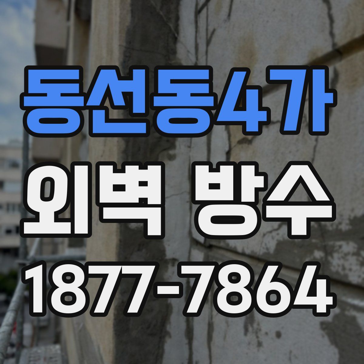 동선동4가 외벽 방수