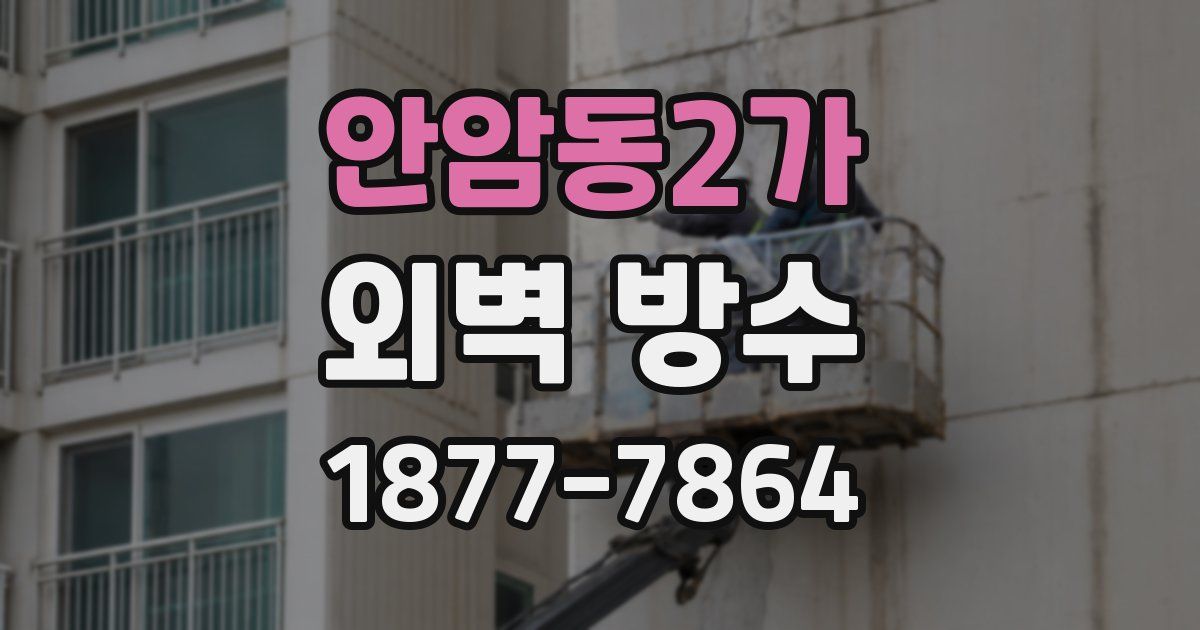 안암동2가 외벽 방수