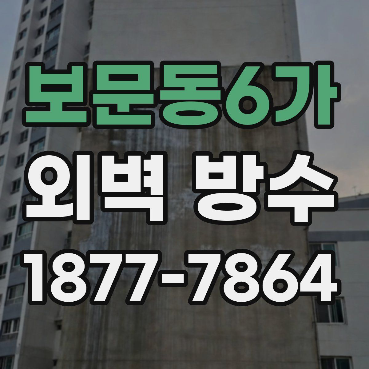 보문동6가 외벽 방수