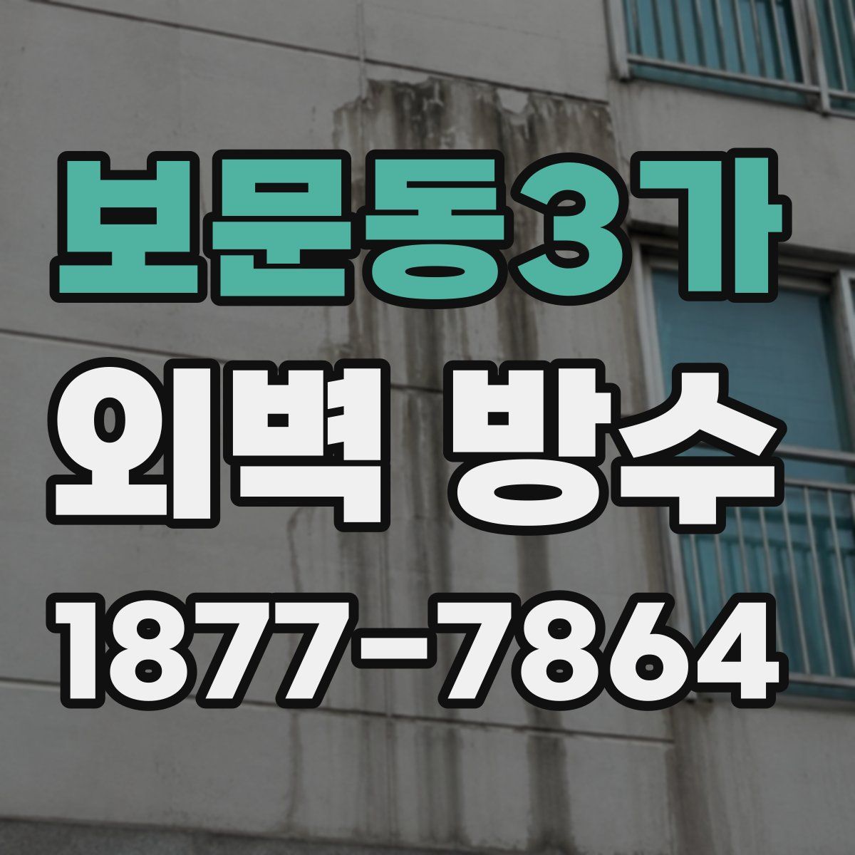 보문동3가 외벽 방수