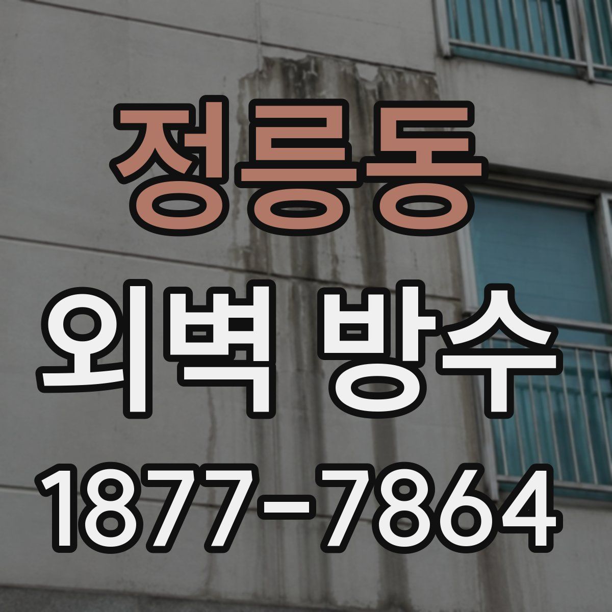 정릉동 외벽 방수