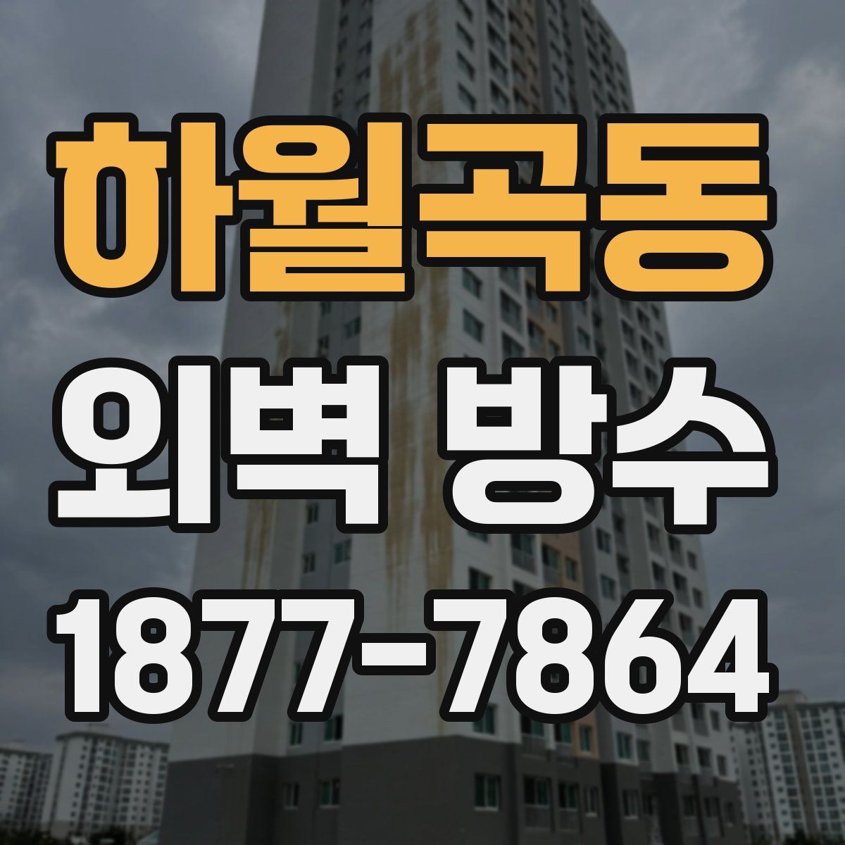 하월곡동 외벽 방수