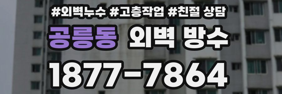 공릉동 외벽 방수