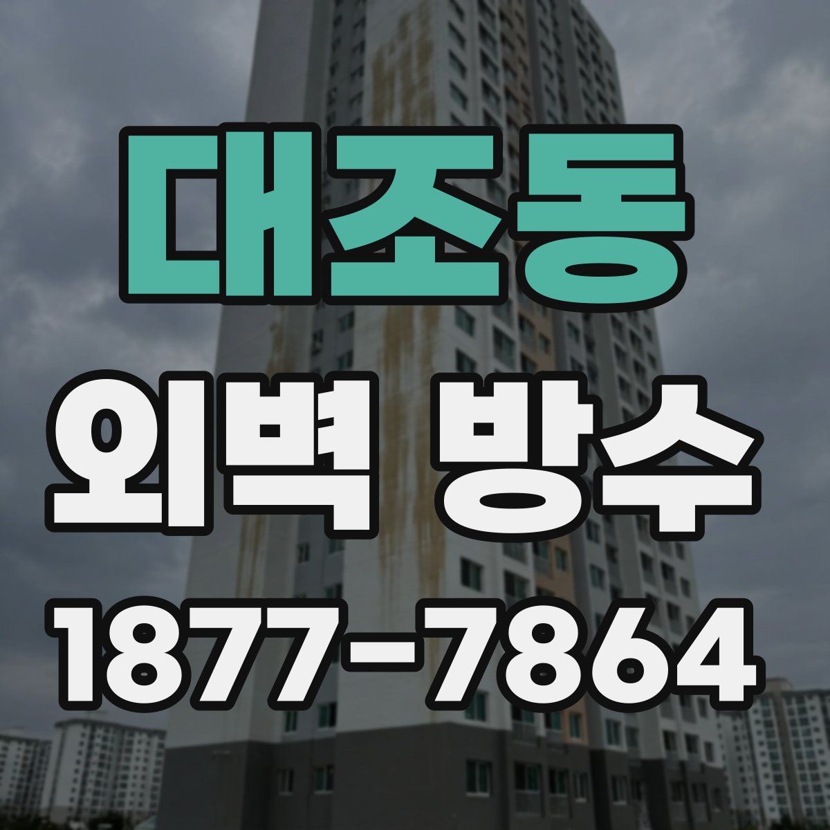 대조동 외벽 방수