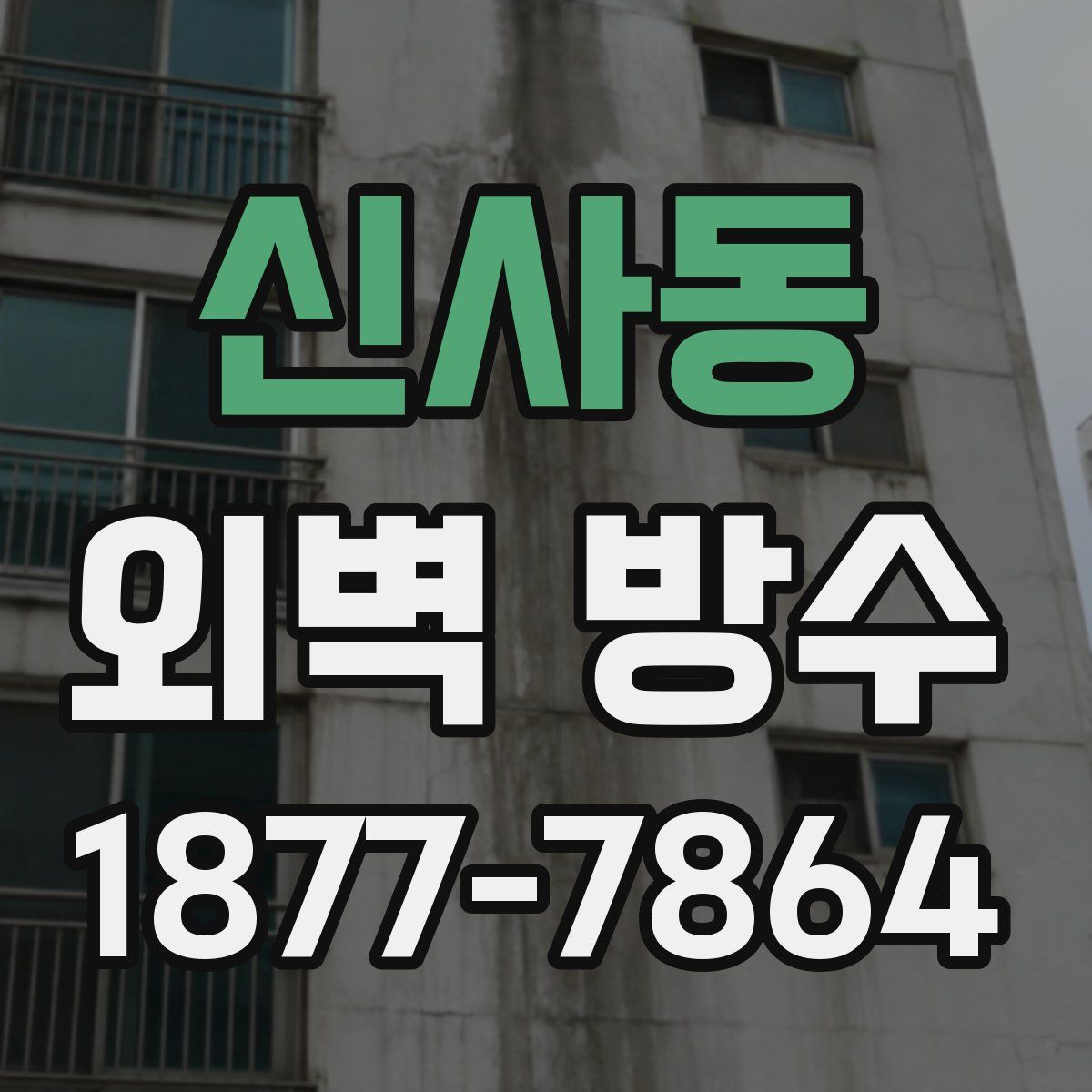 신사동 외벽 방수