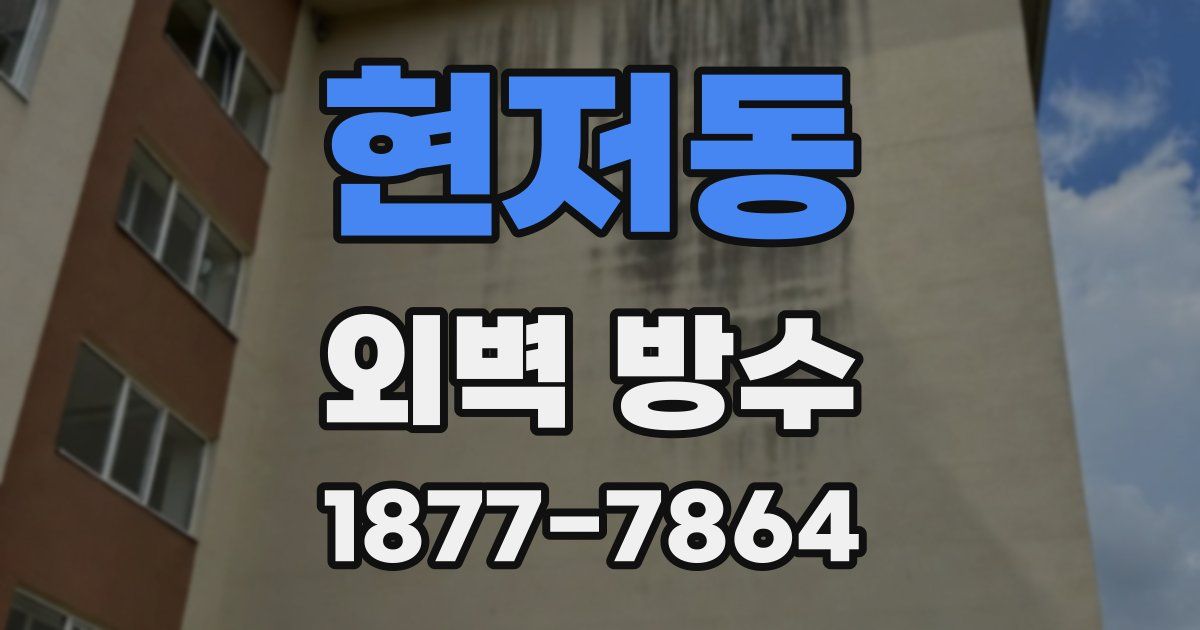 현저동 외벽 방수