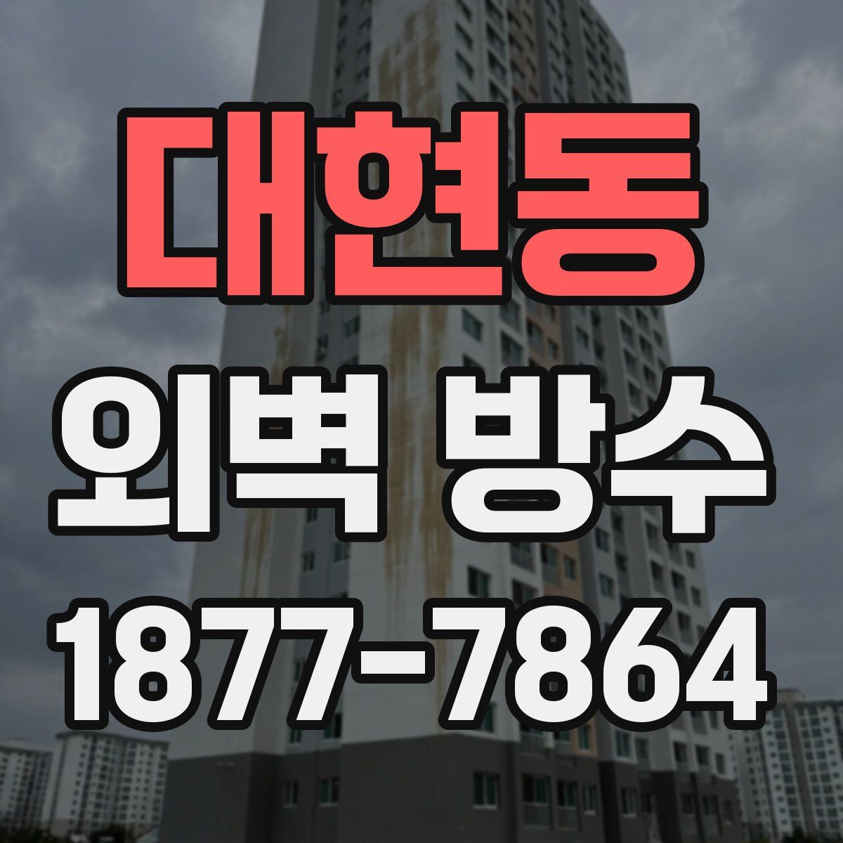 대현동 외벽 방수