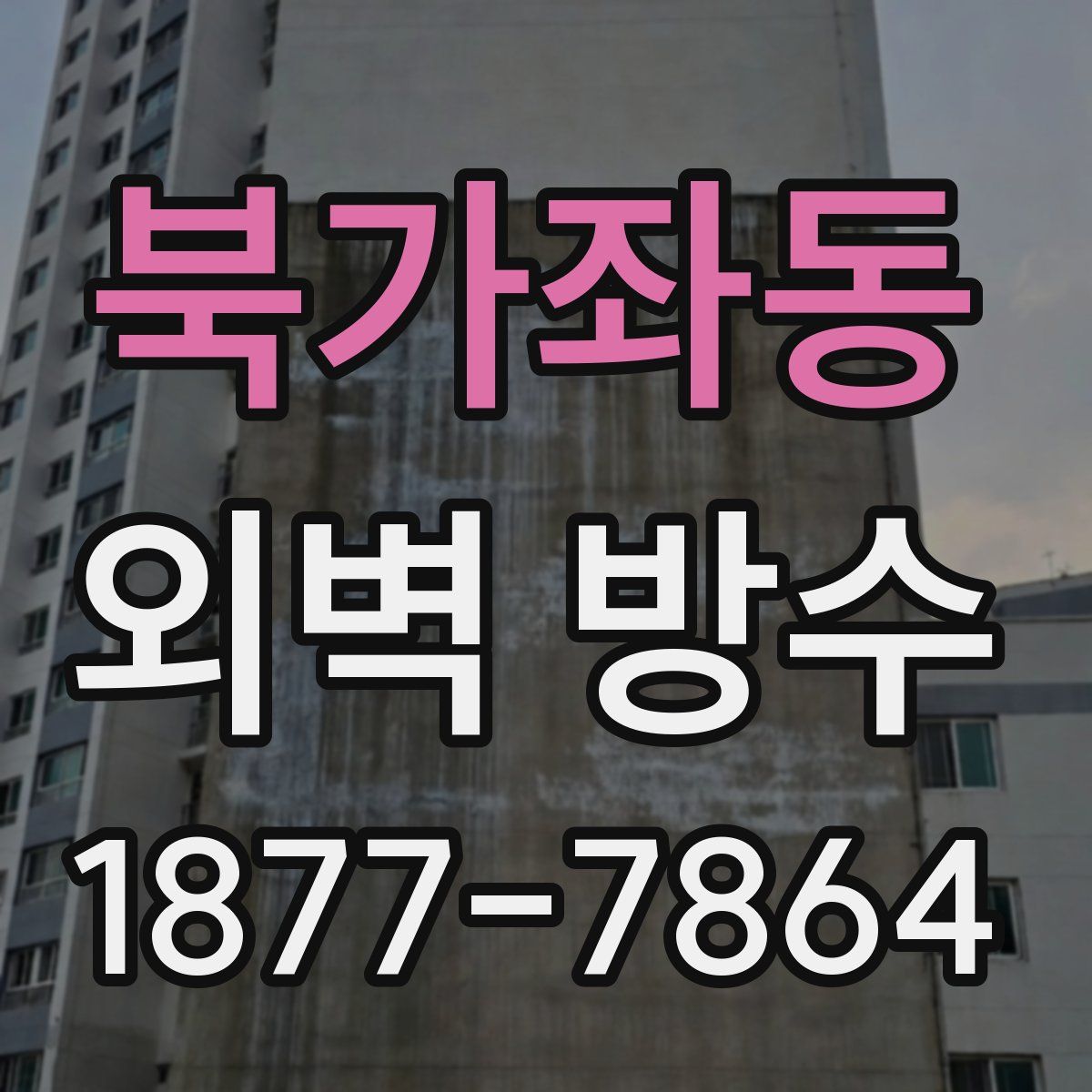 북가좌동 외벽 방수