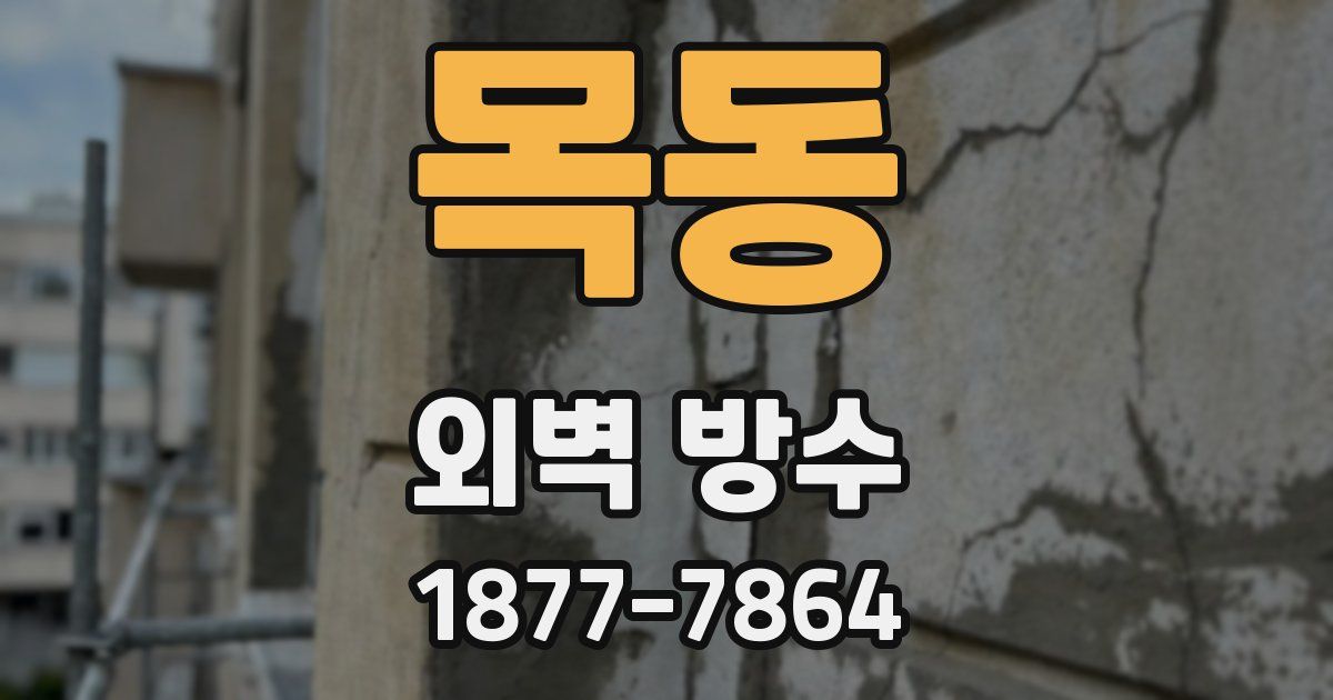 목동 외벽 방수