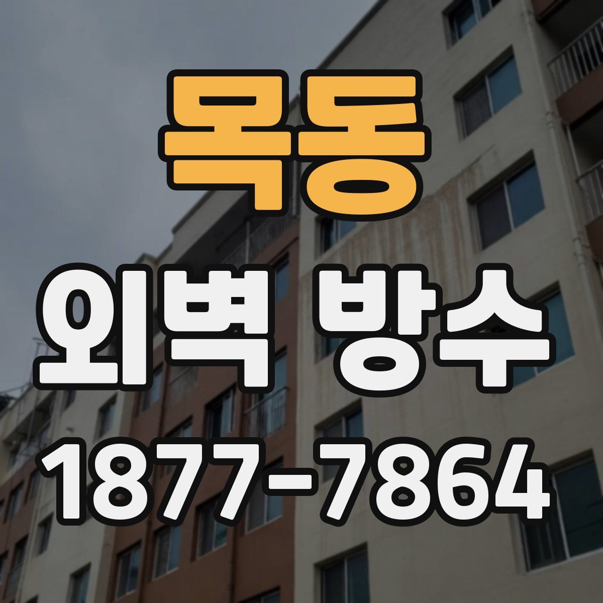 목동 외벽 방수