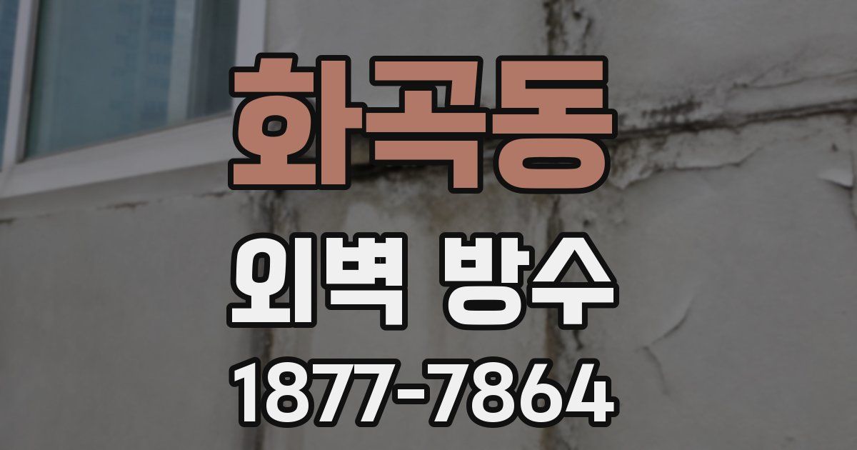 화곡동 외벽 방수