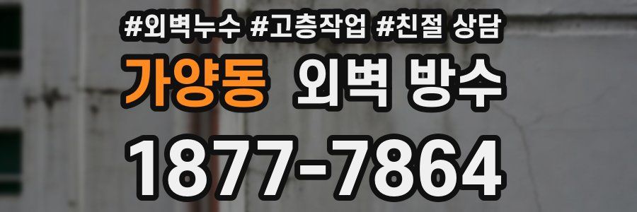 가양동 외벽 방수