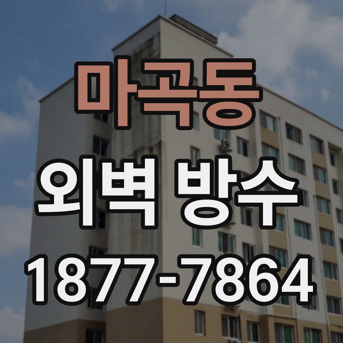 마곡동 외벽 방수