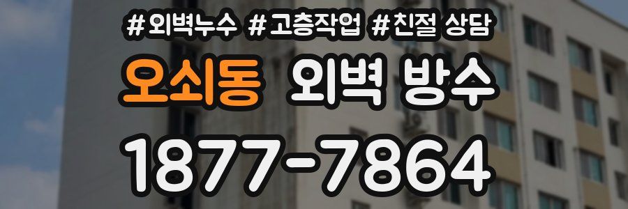 오쇠동 외벽 방수