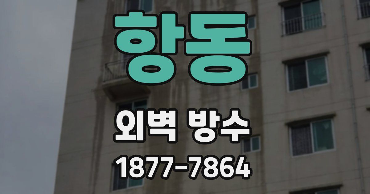 항동 외벽 방수