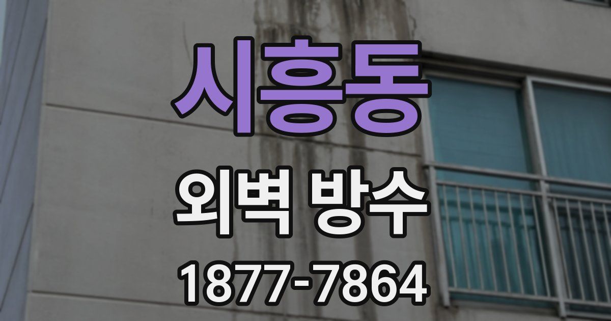 시흥동 외벽 방수