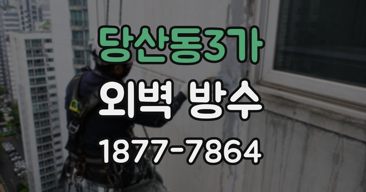 당산동3가 외벽 방수
