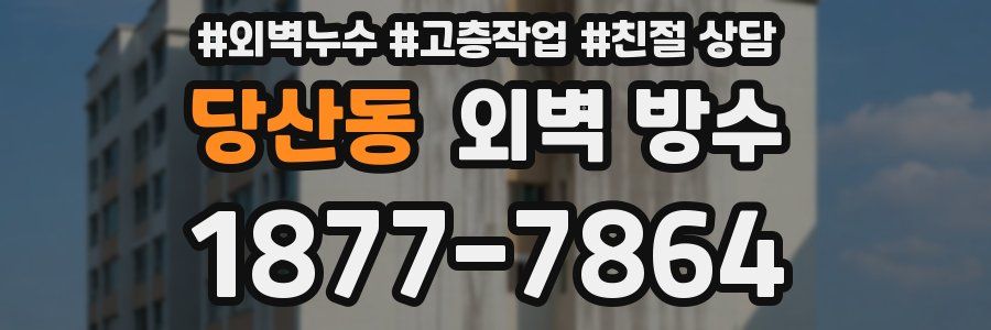 당산동 외벽 방수