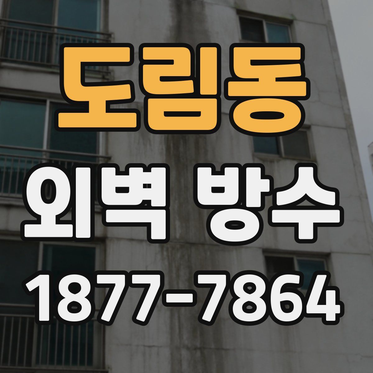 도림동 외벽 방수