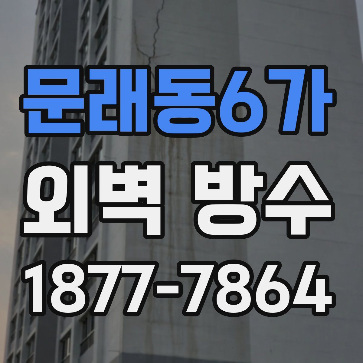 문래동6가 외벽 방수