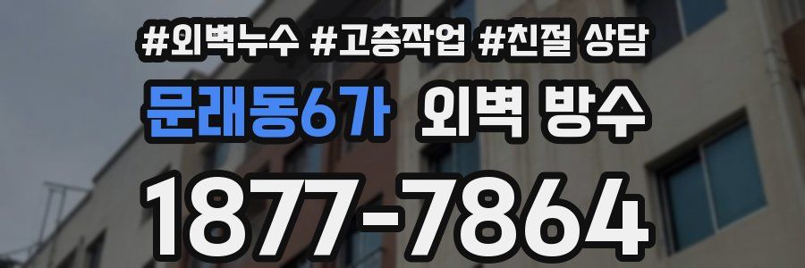 문래동6가 외벽 방수