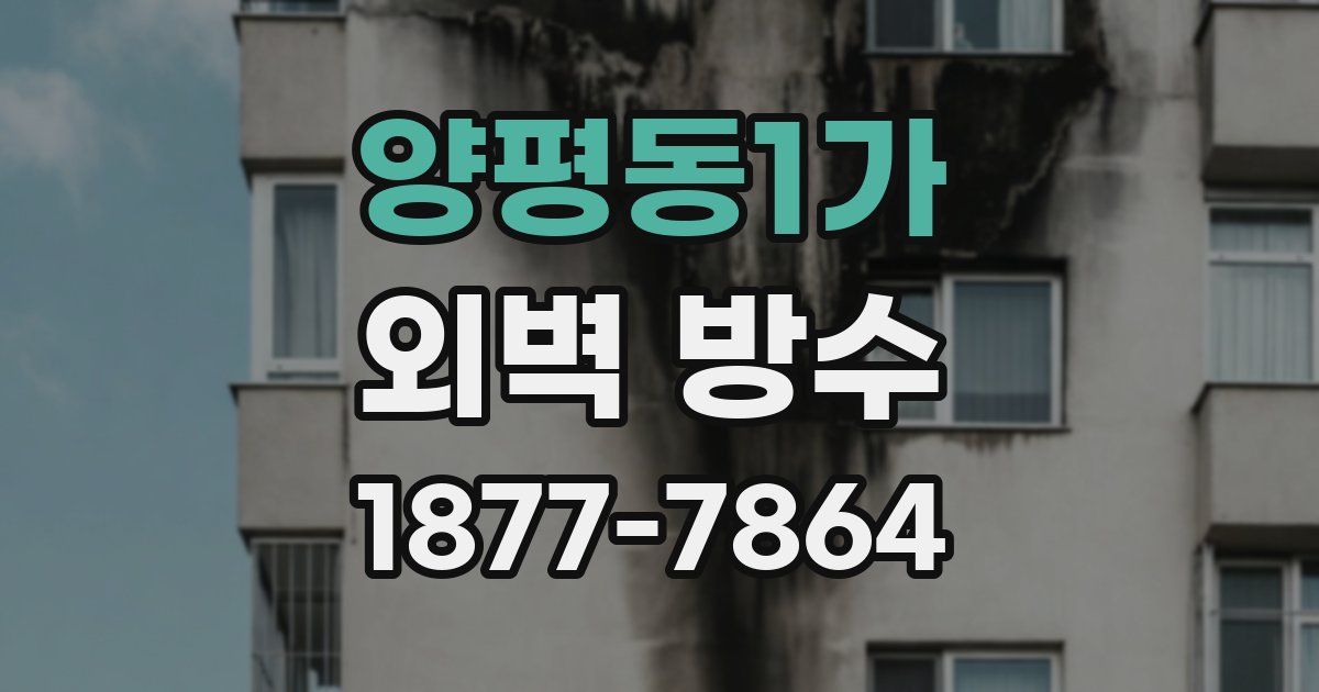 양평동1가 외벽 방수