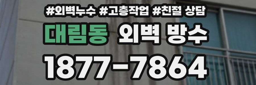 대림동 외벽 방수