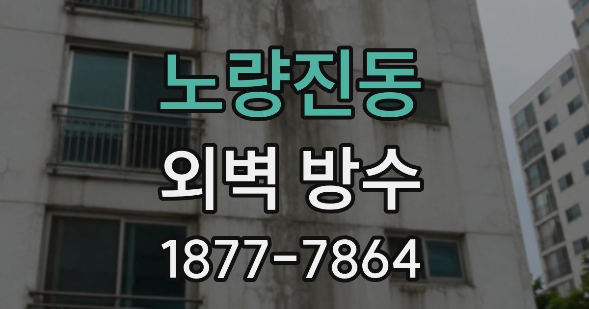 노량진동 외벽 방수