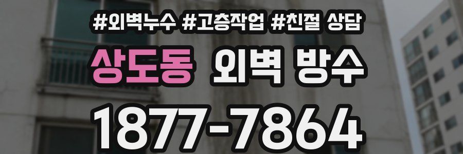 상도동 외벽 방수