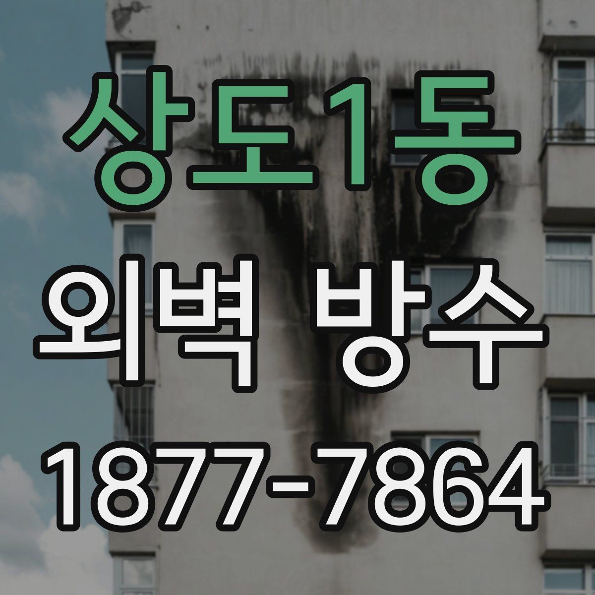 상도1동 외벽 방수 작업 전 건물 상태 확인이 필요한 이유