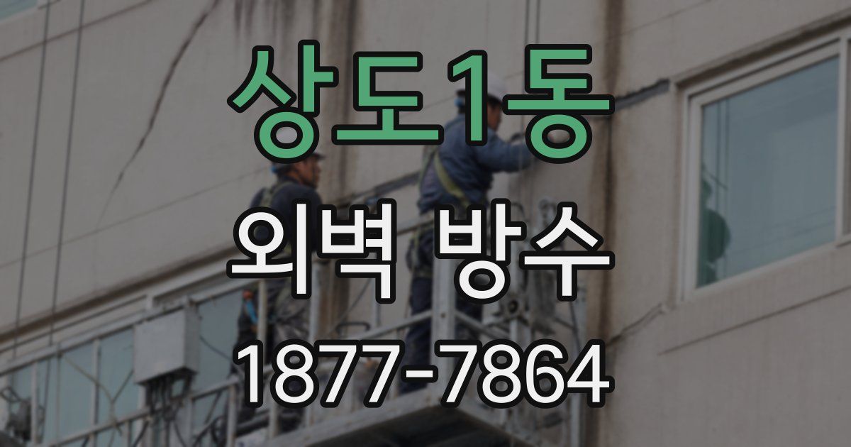 상도1동 외벽 방수