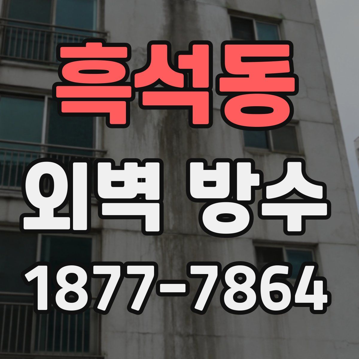흑석동 외벽 방수
