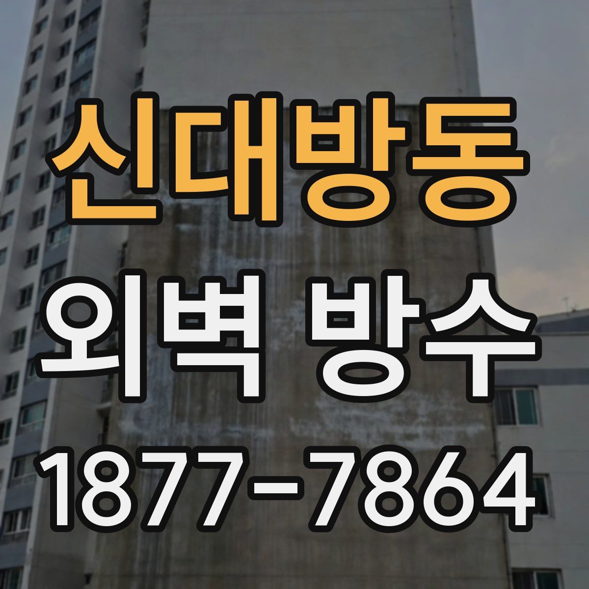 신대방동 외벽 방수