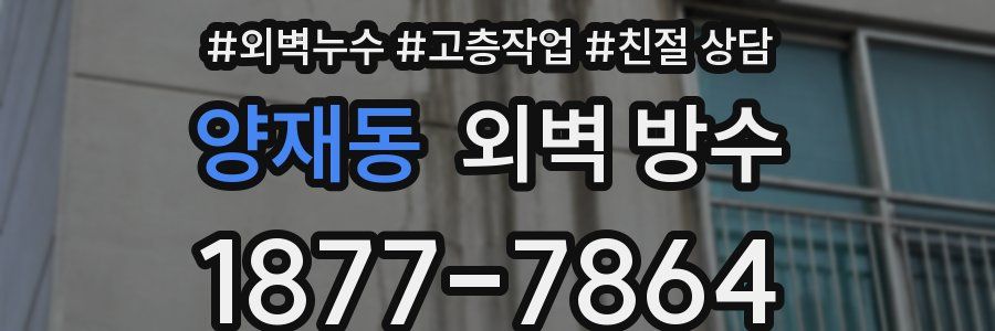 양재동 외벽 방수