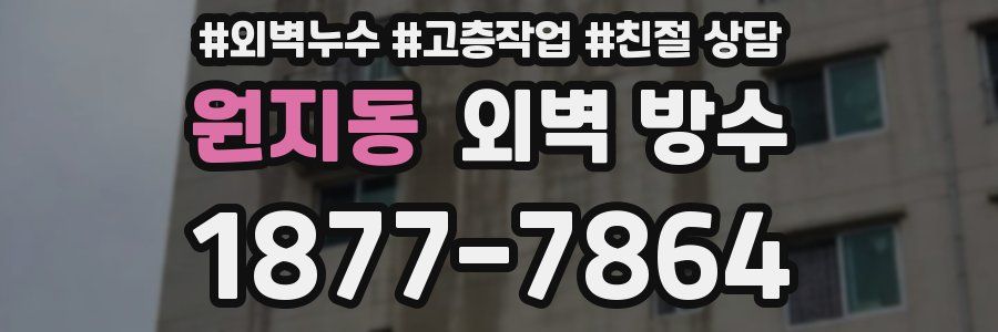 원지동 외벽 방수