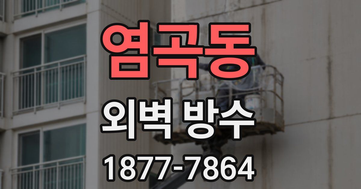 염곡동 외벽 방수