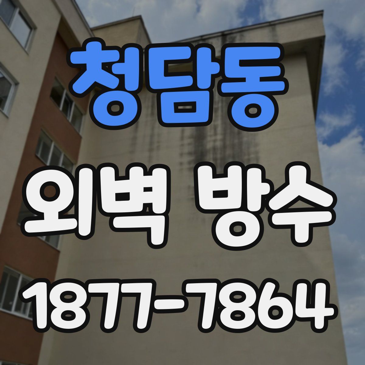 청담동 외벽 방수