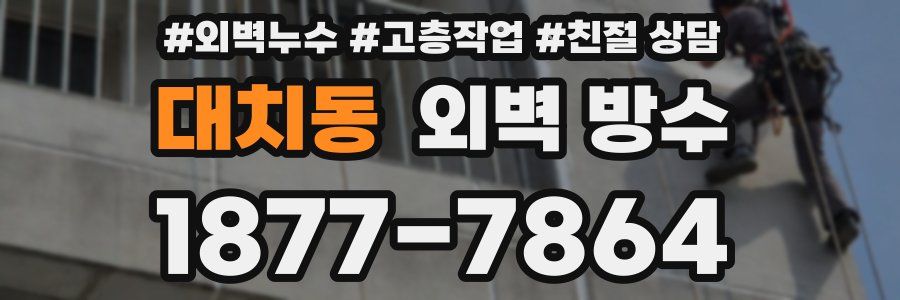 대치동 외벽 방수