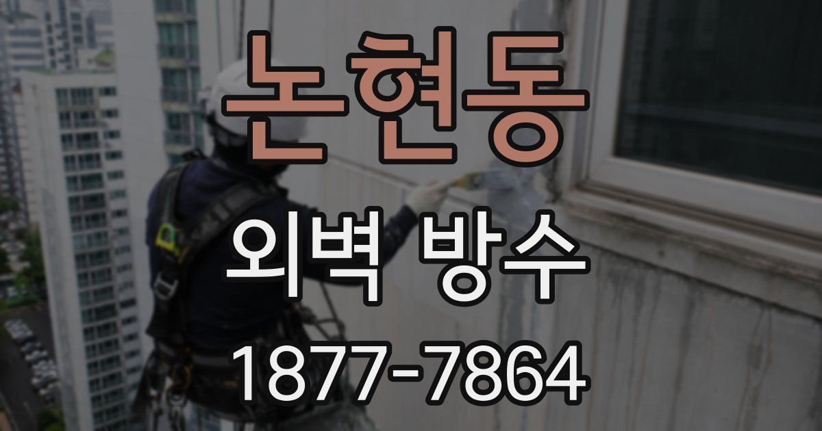 논현동 외벽 방수