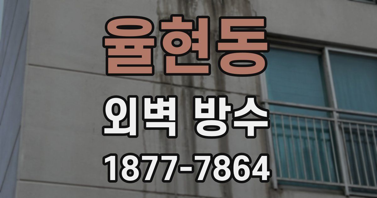 율현동 외벽 방수
