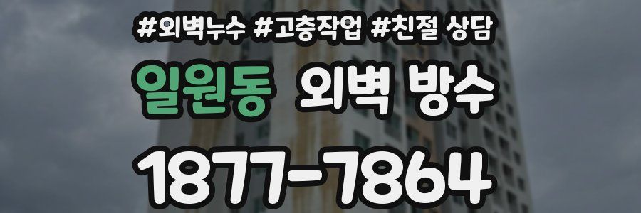 일원동 외벽 방수