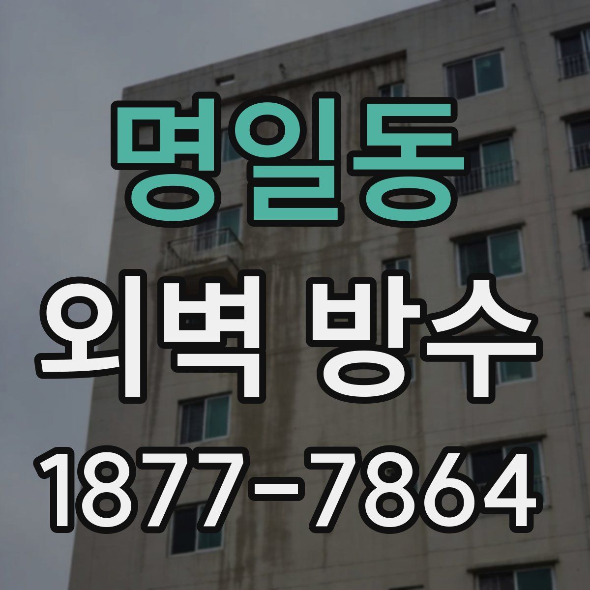 명일동 외벽 방수